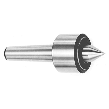 Qualtech Lathe Dead Center, Morse Taper Shank, 1 Taper, 0376 to 0475 Point Diameter, 3516 Overall Leng DEWX712-1HS